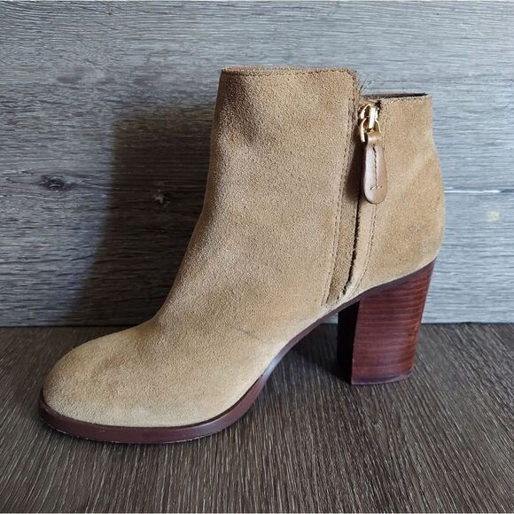 Tory Burch Junction 85mm Suede Ankle Bootie Size 9 - Picture 6 of 12